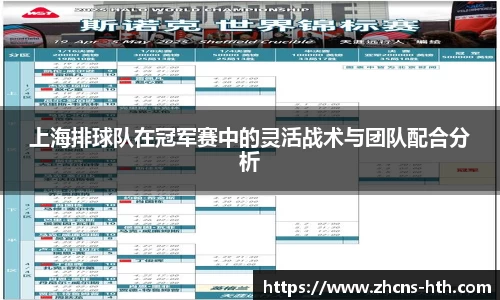 上海排球队在冠军赛中的灵活战术与团队配合分析